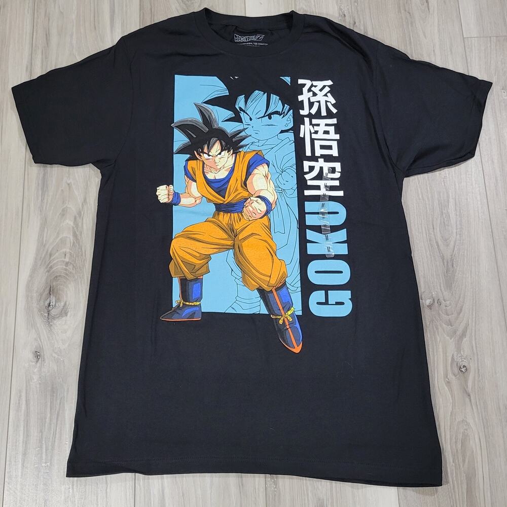 Dragon Ball Z T-Shirt Men's Medium Black Short Sleeve New